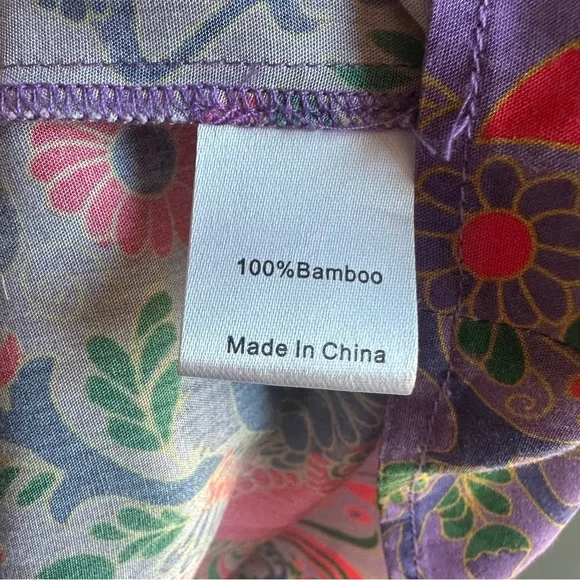 Tuckernuck Peacock Gwyneth 100% Bamboo Dress with Pockets Resortwear Sz M - Picture 14 of 16